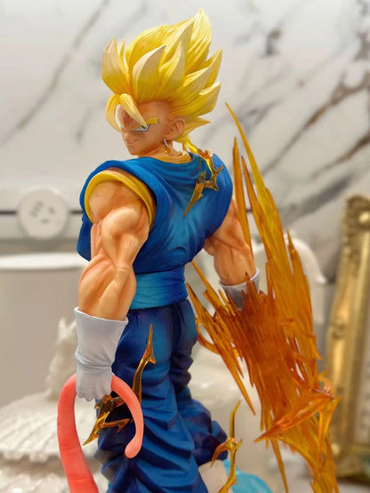 Dragon Ball LK Toys Vegetto Anime Figure 40cm Vegetto 2.0 Figure 3 Heads PVC Statue Collection Model Desk Decoration Custom Toy