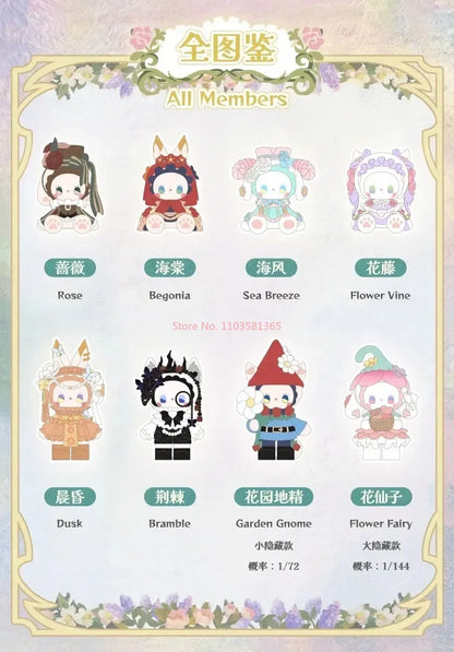 Emma Secret Forest Garden Dating Series Blind Box Toys Kawaii Anime Figure Mystery Box Model Toys Ornament Girls Surprise Gift