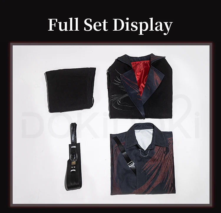 IN STOCK Sylus Cosplay Costume Game Love and Deepspace【S-2XL】DokiDoki-R Men Suit Relentless Conqueror Sylus Qinche Plus Size