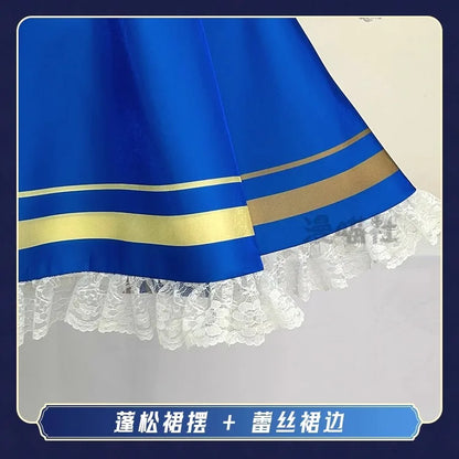 Honkai Star Rail Fate Saber Cosplay Costume Wig Dress Uniform Headwear Halloween Party for Women Girls Role Play Props Cos Gifts