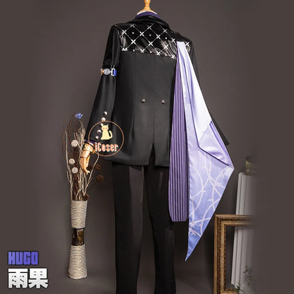 Zenless Zone Zero Hugo Cosplay Costume Wig Mask Hat Mockingbird New Eridu Hugo Vlad Ravenlock Halloween Party for Women Men Prop