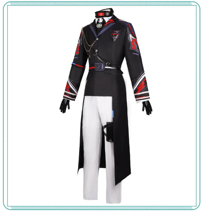 Love and Deepspace Caleb Cosplay Costume Wig Farspace Colonel Uniform Cap Outfit Halloween Party for Women Men Carnival Props