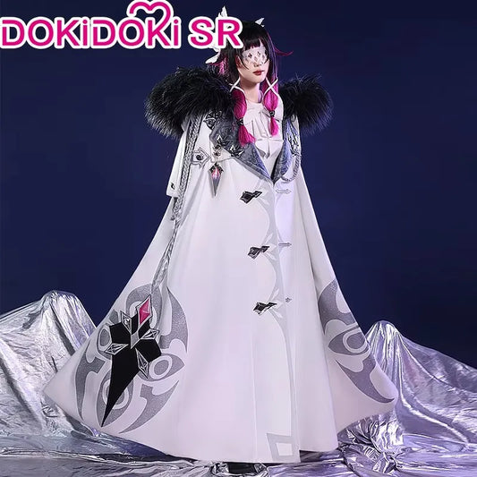 IN STOCK Columbina Cosplay Game Genshin Impact Fatui Harbinger Cosplay Costume DokiDoki-SR Cloak Women Cosplay Christmas