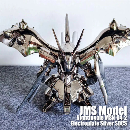 In Stock JMS Model Nightingale MSN-04-2 SDCS Assembly Model Kit Electroplate Silver Color Toys Action Figures Robot Plastic Gift