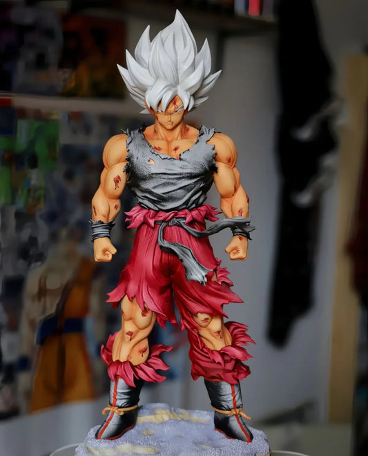 Dragon Ball Series Super Saiyan Goku High-Quality Pvc Figure Toys Combat Posture Model Collect Decoration Anime Birthday Gifts