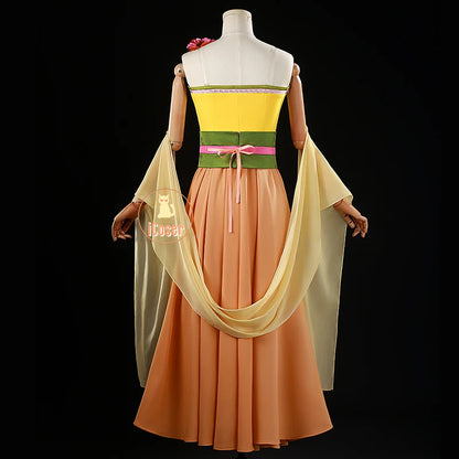 Anime The Apothecary Diaries Maomao Cosplay Costume Courtesan Outfit Dress Earrings Headwear Halloween Party Women Girls iCoser