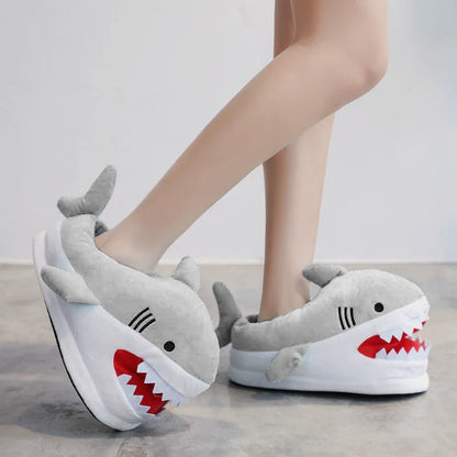 New Disney Toy Story Autumn/Winter Jaws Cartoon Couple Parent Child Cotton Shoes Thickened Warm Anti Slip Cotton Trailer