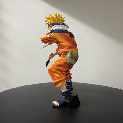 19cm Childhood Uzumaki Figure Naruto Anime Naruto Collectible Pvc Statue Model for Anime Ornaments and Peripheral Figures Toy