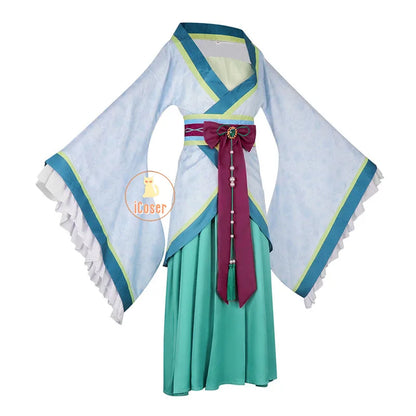 Anime The Apothecary Diaries Maomao Cosplay Costume La Clan Princess Dress Earrings Western Capital Banquet Halloween Women Girl