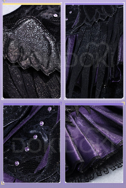 Kaname Madoka Homura Akemi Cosplay Costume Anime DokiDoki-SR Women Cute Pink Black Dress Halloween Madoka Cosplay