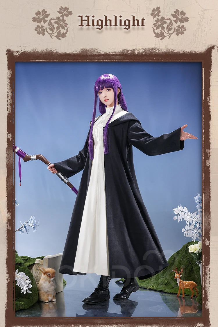 IN STOCK Fern Cosplay Costume Anime Frieren: Beyond Journey's End Cosplay DokiDoki-SR Women Costume Fern Cosplay Christmas