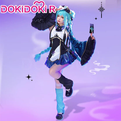 Mikuu Zombie Cosplay Costume DokiDoki-R Women Cute Zombie Dress Chinese Vampire Costume Mikku Halloween