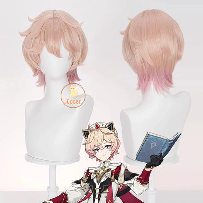 iCoser Genshin Impact Dahlia Cosplay Costume Wig New Skins Uniform Hat Festival Halloween Party for Women Men Carnival Outfit