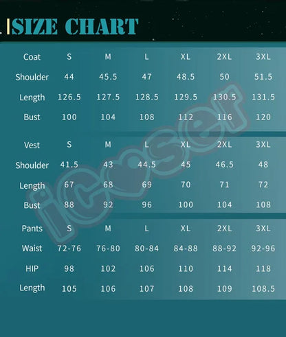 Genshin Impact Varka Cosplay Costume Wig Uniform Knights of Favonius Mondstadt Halloween Party Women Men Girls Role Play Props