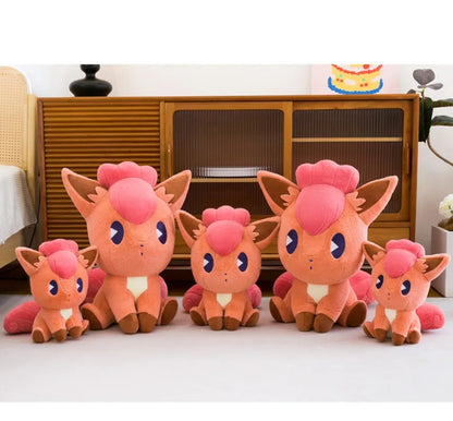 35/45/65CM Big Size Pokemon Vulpix Plushies Cartoon Anime Peluche Stuffed Animal Comfortable Soft Doll Kawaii Ornament Gifts