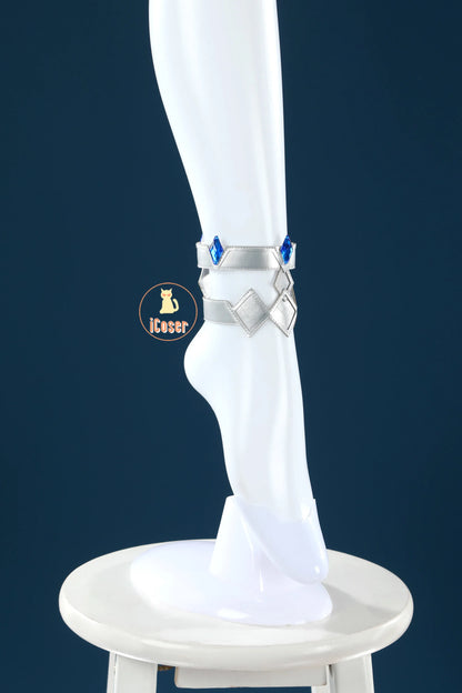 Genshin Impact Yelan Tranquil Banquet Cosplay Costume Wig Dress New Skin Uniform Outfit Halloween Party for Women Girls Props