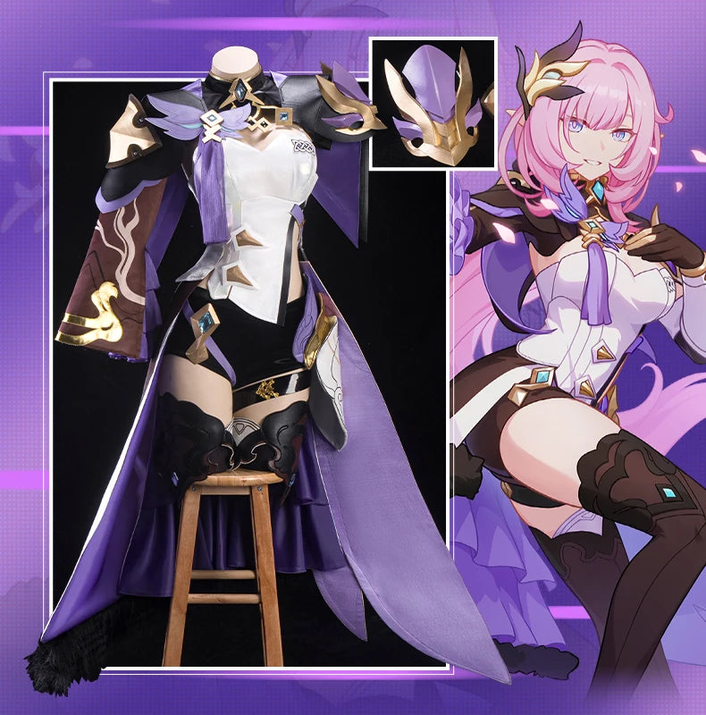 IN STOCK UWOWO Elysia Cosplay Game Honkai Impact 3: Elysia Miss Pink Cosplay Costume With Prop Halloween Costume