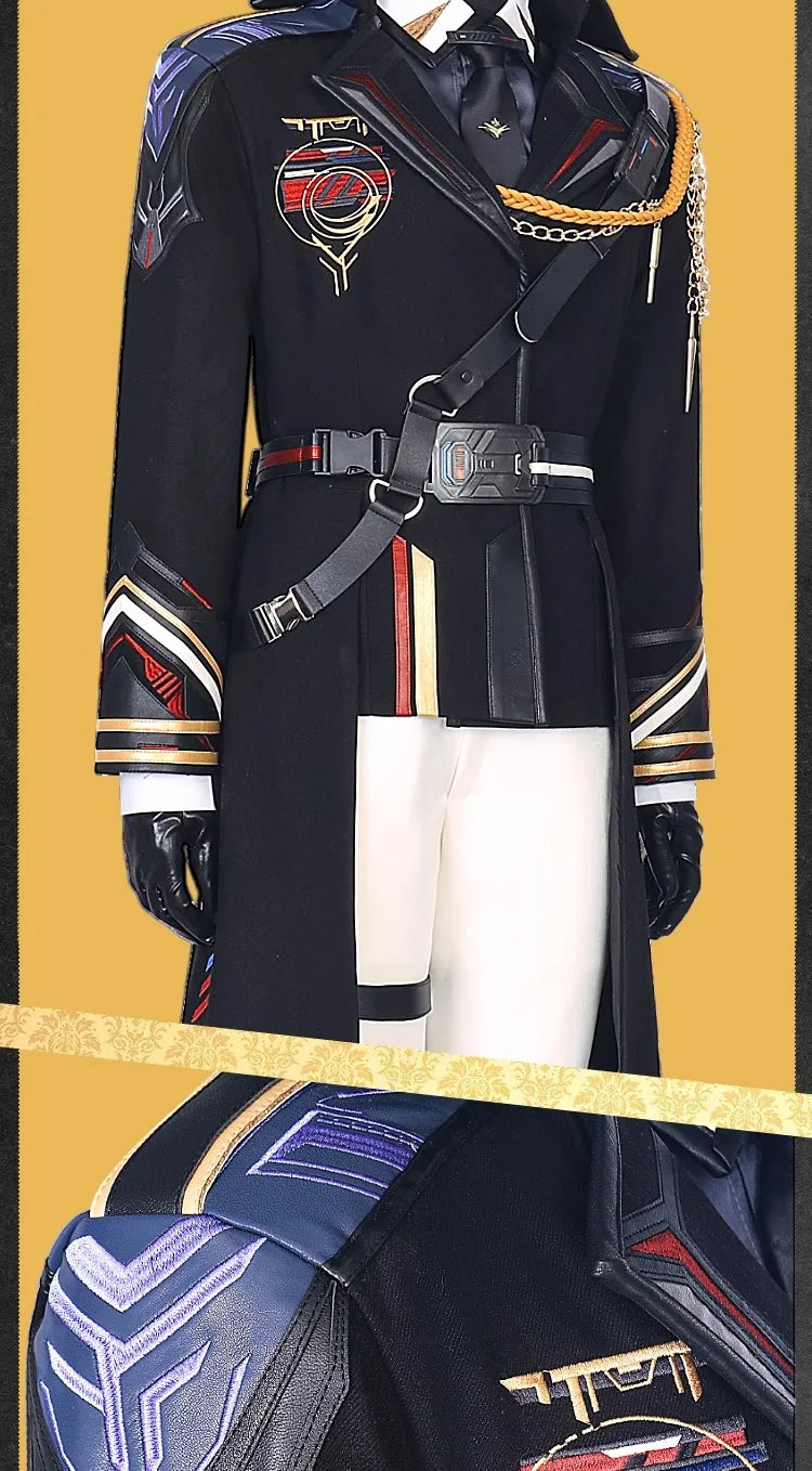 Love and Deepspace Heroines Cosplay Costume Wig Farspace Colonel Female Uniform Cap Caleb Halloween Party Women Carnival Outfit