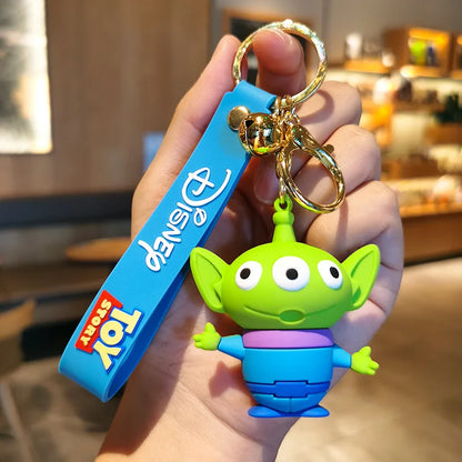 Anime Disney Keychain Variety of Cartoon Gift Cartoon Cute Doll Keyring Ornament Key Chain Car Pendant Toys Gift Stitch