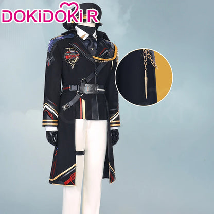Caleb MC Cosplay Costume Game Love and Deepspace【XS-2XL】DokiDoki-R Men Women Pilot Uniform Xia Yizhou Hat Plus Size