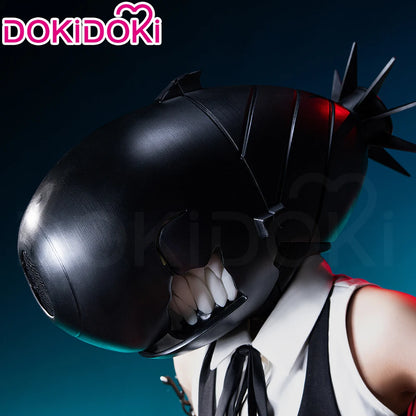 Rezee Demon Cosplay Props Anime DokiDoki Women Black Gloves Vest Apron Device Devil Props Halloween Cosplay Accessories
