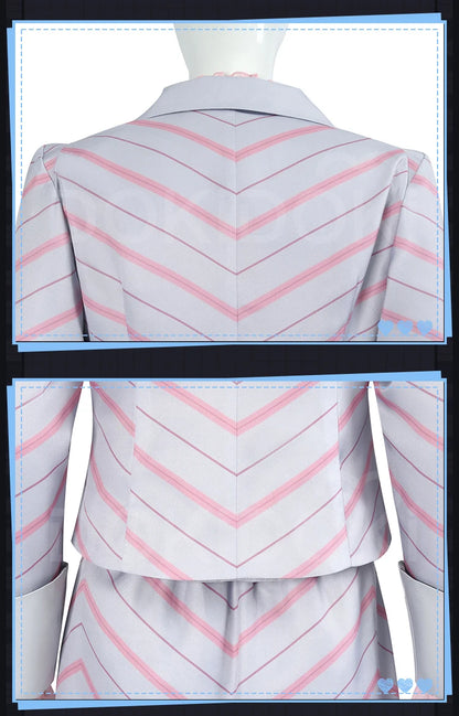 Glinda Elphaba Cosplay Costume Wicked Cosplay【XS-3XL】DokiDoki-N Women Black Pink Dress Glinda Cosplay School Uniform Plus Size