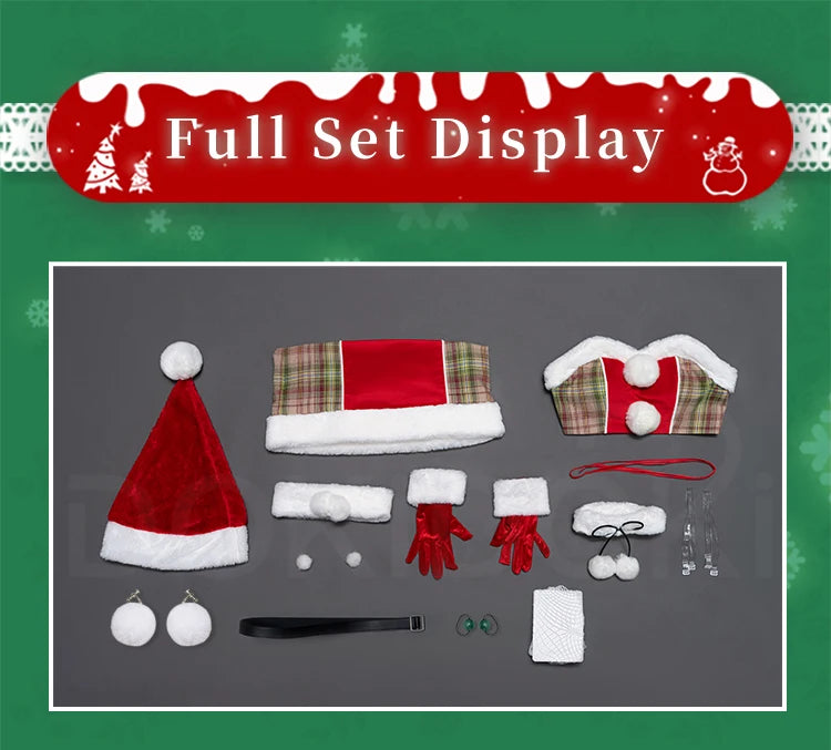 IN STOCK Kitagawa Marin Cosplay Costume Anime【S-3XL】DokiDoki-R Women Sexy Dress Christmas Cosplay Hat Plus Size