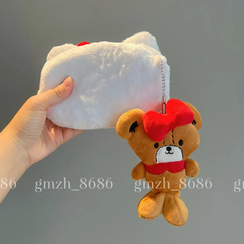 Cartoon Anime Bag Pencil Case and Coin Purse Kuromi My Melody KT Cat Plush Bag Anime Bag Cosmetic Bag Birthday Gifts Girl Women