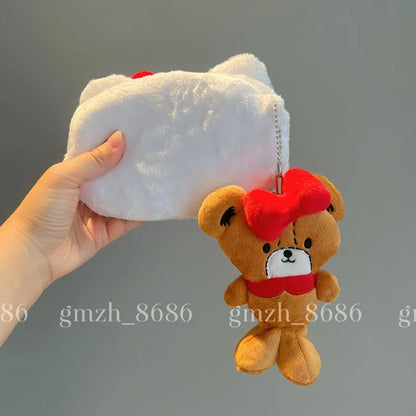 Cartoon Anime Bag Pencil Case and Coin Purse Kuromi My Melody KT Cat Plush Bag Anime Bag Cosmetic Bag Birthday Gifts Girl Women