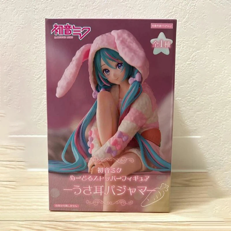 Bandai Hatsune Miku Rabbit Ear Pajamas Ver 11CM PVC Model