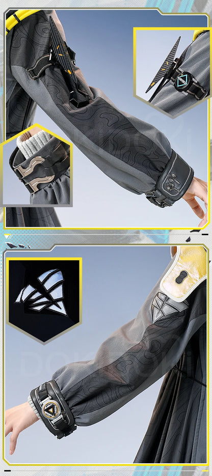 Endministrator A B Cosplay Costume Game Arknights DokiDoki-SR Men Endministrator Cosplay Mask Halloween