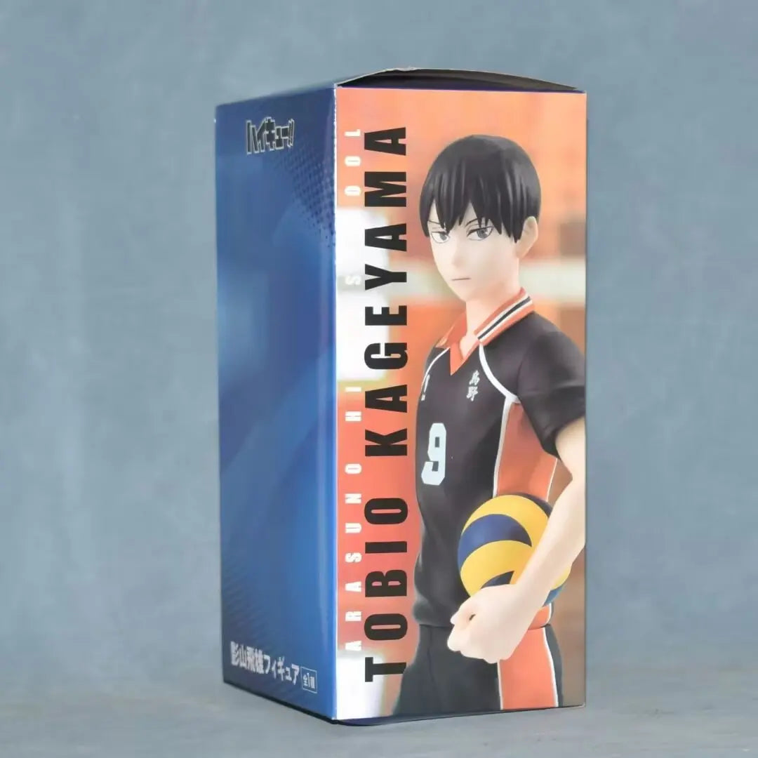 Anime Haikyuu Tobio Kageyama Shoyo Hinata Figure National Competition Net Jumping Pose 1/8 Model Toy Gift Aciton Figure 26cm