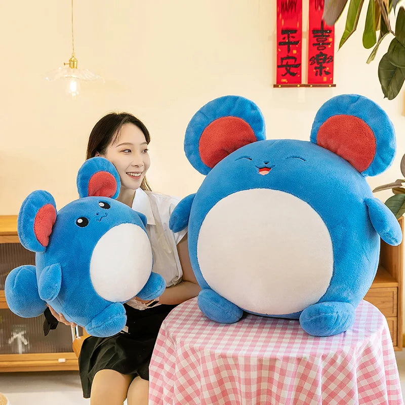 35/55/75cm Azumarill Pokemon Large Plush Toy Anime Doll Cute Giant Pokémon Cute Cartoon Stuffed Plushie Pillow Gift for Children