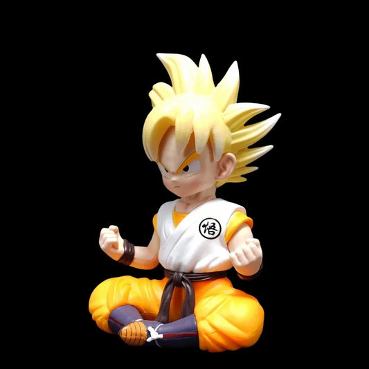 11cm Anime Dragon Ball Goku PVC Action Figure Desktop Ornament Model Toy Gift
