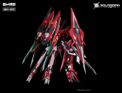 1/72 GM-GODOMO GM-001 Solaridian Series Pre-Assembled Alloy Skeleton Action Figure Detachable Parts Assembly Model Toy Boy Gifts