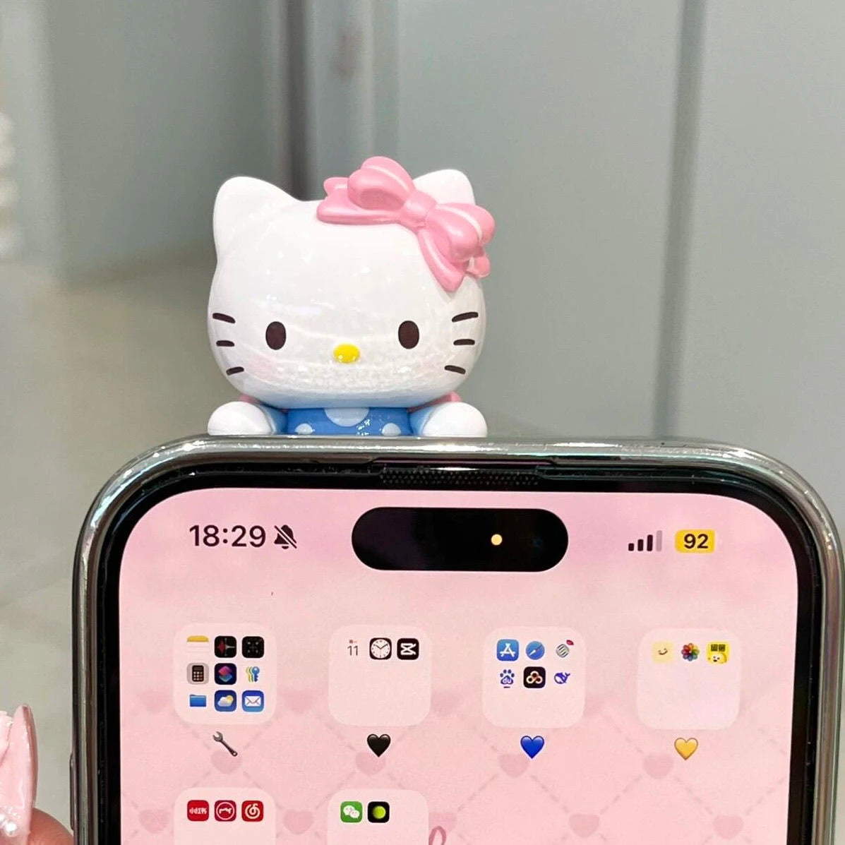 Kt Cat Bow Sweetheart Series Blind Box Trendy Toy Cute Doll Mini Phone Case Computer Decoration Desktop Ornament Surprise Gifts