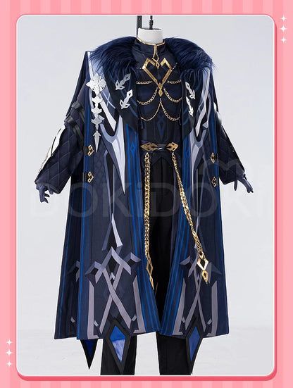 Captain Capitano Cosplay Costume Game Genshin Impact【XS-3XL】DokiDoki-N Halloween Costume Fatui Harbinger Plus Size
