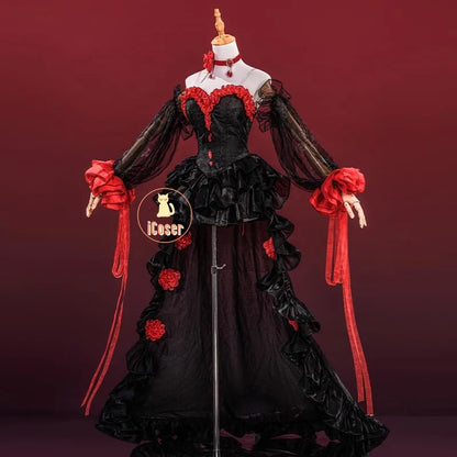 Path To Nowhere Coquelic Cosplay Costume Wig Black Dress Hat Uniform New Skin Carnival Halloween Party for Women Girls iCoser