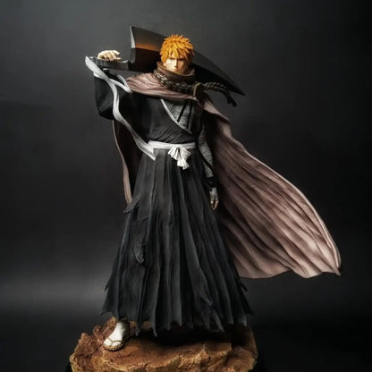 32CM Japanese Anime BLEACH Figure GK Kurosaki Ichigo Byakuya PVC Action Figure Toy Game BLEACH Collectible Model Doll toys Gifts