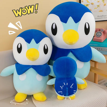 Pokemon Kawaii Piplup Plush Toys Cute Cartoon Stuffed Soft Toys Anime Penguin Plushie Big Doll Throw Pillow Kids Birthday Gift