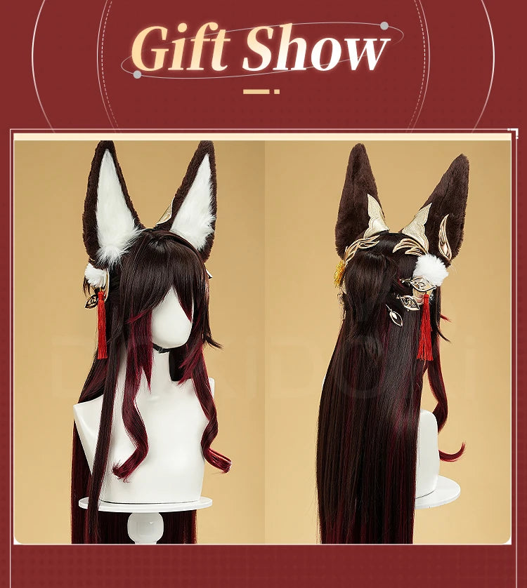 IN STOCK Fugue Cosplay Costume Game Honkai:Star Rail DokiDoki-SR Honkai Women Costume Tingyun Fugue Cosplay Ears Tail Christmas