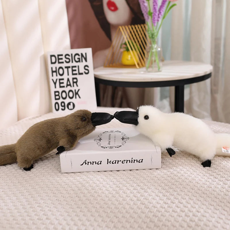 Precious Austrialian Animal Platypus Duckbill Plush Toy Simulation Platypus Cute Stuffed Doll Students Education Gift