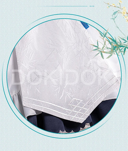 MIKUU Cosplay Costume Game Cosplay DokiDoki-R Mikku Cosplay Women Cute Lolita Dress Costume Mikuu Panda Cosplay Wig