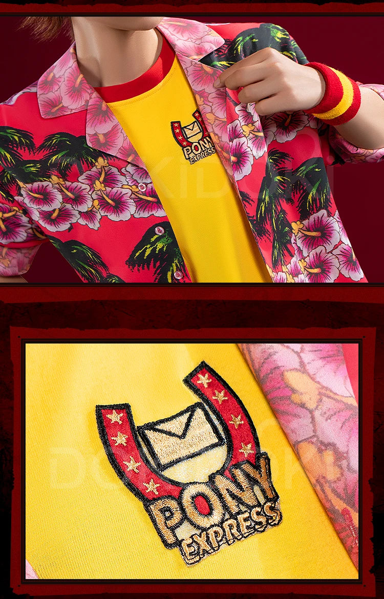 IN STOCK Anya Curly Daisuke Cosplay Costume Game Mouthwashing【XS-3XL】DokiDoki-R Uniform Halloween Anya Cosplay Wig Plus Size