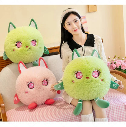 New 50/60/70cm Large Size Dopamine Monster Doll Pillow Cute Elf Cloth Doll Plush Toy Sleeping Pillow Children's Birthday Gift