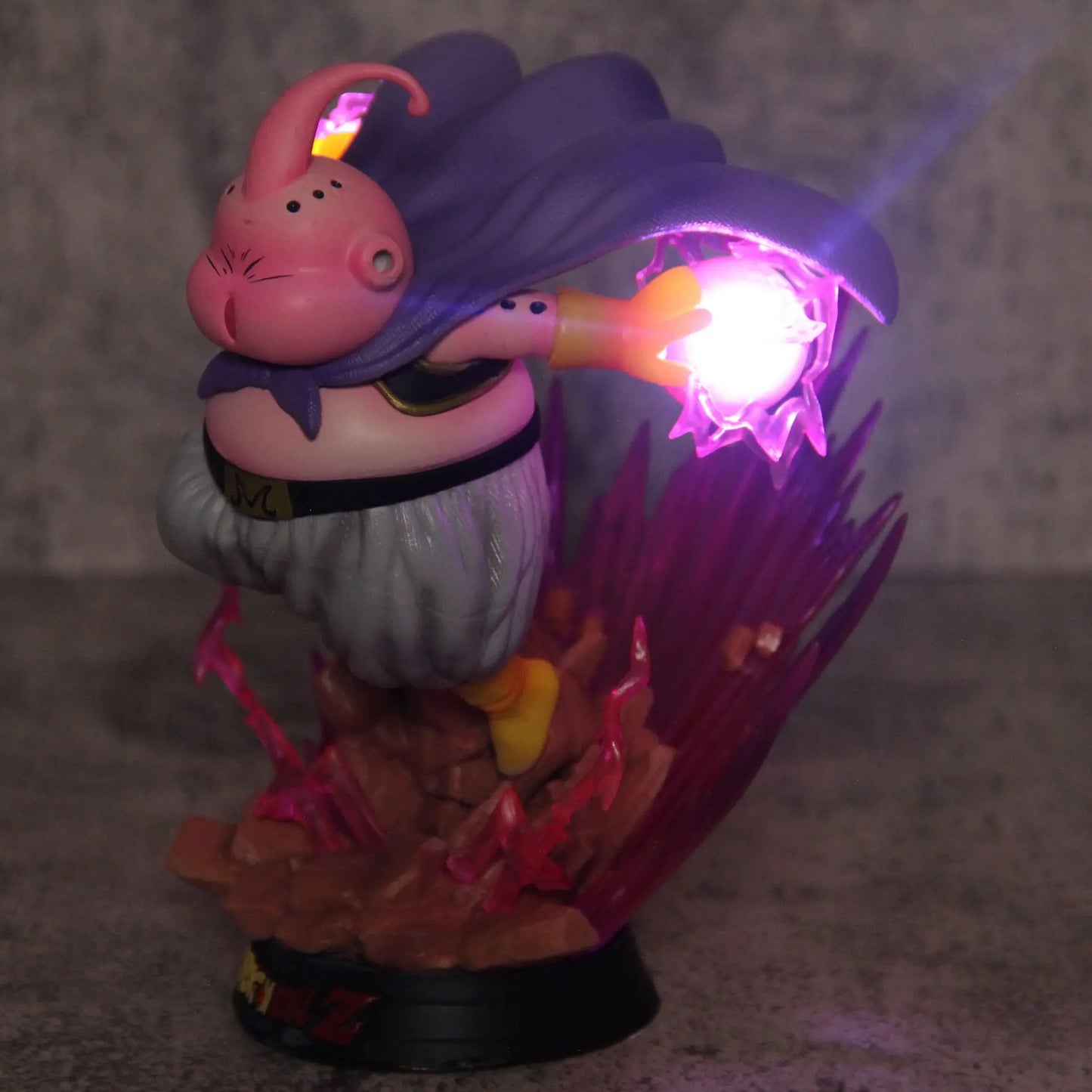 Dragon Ball Majin Buu Glowing Anime Statue - Pvc Collectible Figure Desktop Decoration Ornaments Kid Birthday Gift Toy 19cm