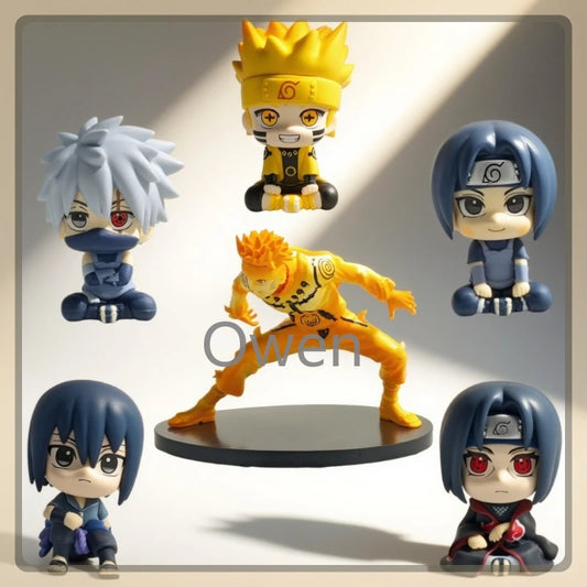 Popular Big Head Anime Naruto Shippūden Figurine Uchiha Itachi Action Figure PVC Q Version Collection Model Decoration Toy Gift
