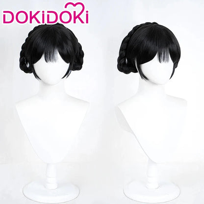 IN STOCK Wednesdayy Agnes Enidd Morticiaa Wig Anime DokiDoki Women Halloween Cosplay Long Hair High Heat Resistant Free Wig Cap