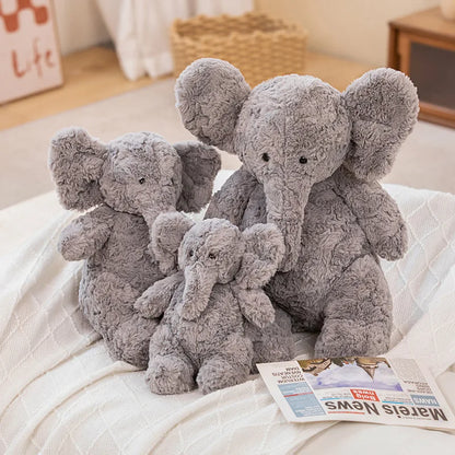 30/40/50cm Huggable Stuffed Animals Grey Elephant Plushie Dolls Kawaii Xmas Gift Appease Comfort Calf Elephant Soft Toy