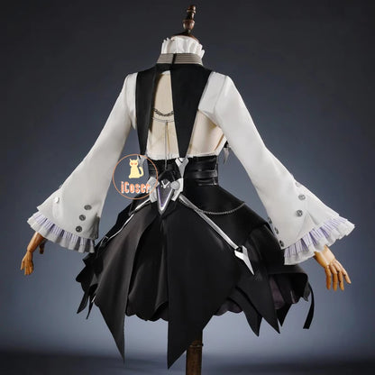 Zenless Zone Zero Vivian Cosplay Costume Wig Dress Uniform Headwear Earrings Mockingbird Halloween Party for Women Girl Carnival